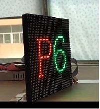 ماژول ماتریس برد صفحه نمایش دیجیتال الکترونیکی P6 ضد آب با 1024 نقطه 5200 نیت